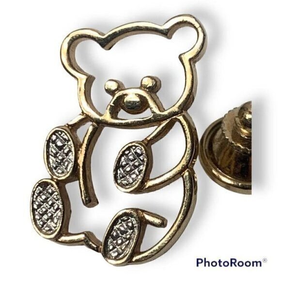 Vintage Avon Teddy Bear Pin Brooch - Picture 2 of 4